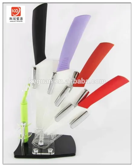 CT-54 High quality new design TPR handle knife ceramic