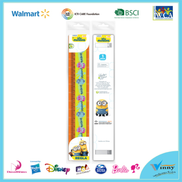 Minions 30cm Transparent Ruler