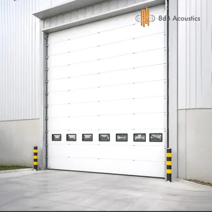 Lifting Acoustic Door for Industrial Spaces