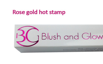 Lamination Rose Hot Stamping Cheap Cosmetic Lipstick Box