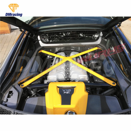 Dry Carbon Fiber Radiator Cap Cover for Audi R8 V10 Plus 2016-2022