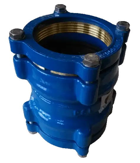 PE Restraint Coupling With Brass Thrust Rings