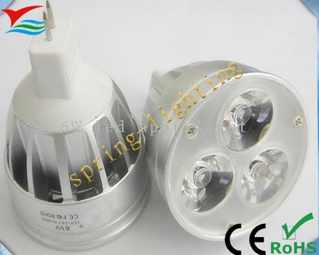 High Brightness Mr16 / E27 / Gu10 5500 - 6500k 35000hr Led Spot Lamps Ce &amp; Rohs Approval