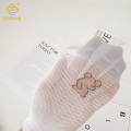 ベアショートソックスメッシュ通気性のある女の子の浅い船の靴下