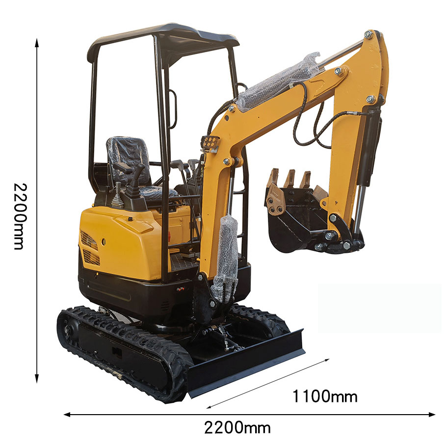 price of NM-E18 1.8t mini crawler excavator 2 ton 1.8 ton mini pelle excavator mini digger with the CE certificate