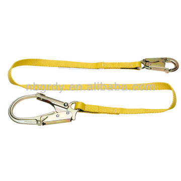 Single lanyards for fall protection