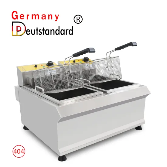 Commercial double-head super large capacity deep fryer