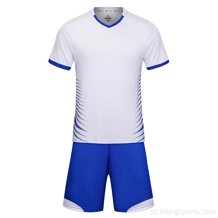 Camisa de futebol de uniformes baratos de futebol personalizada para equipes