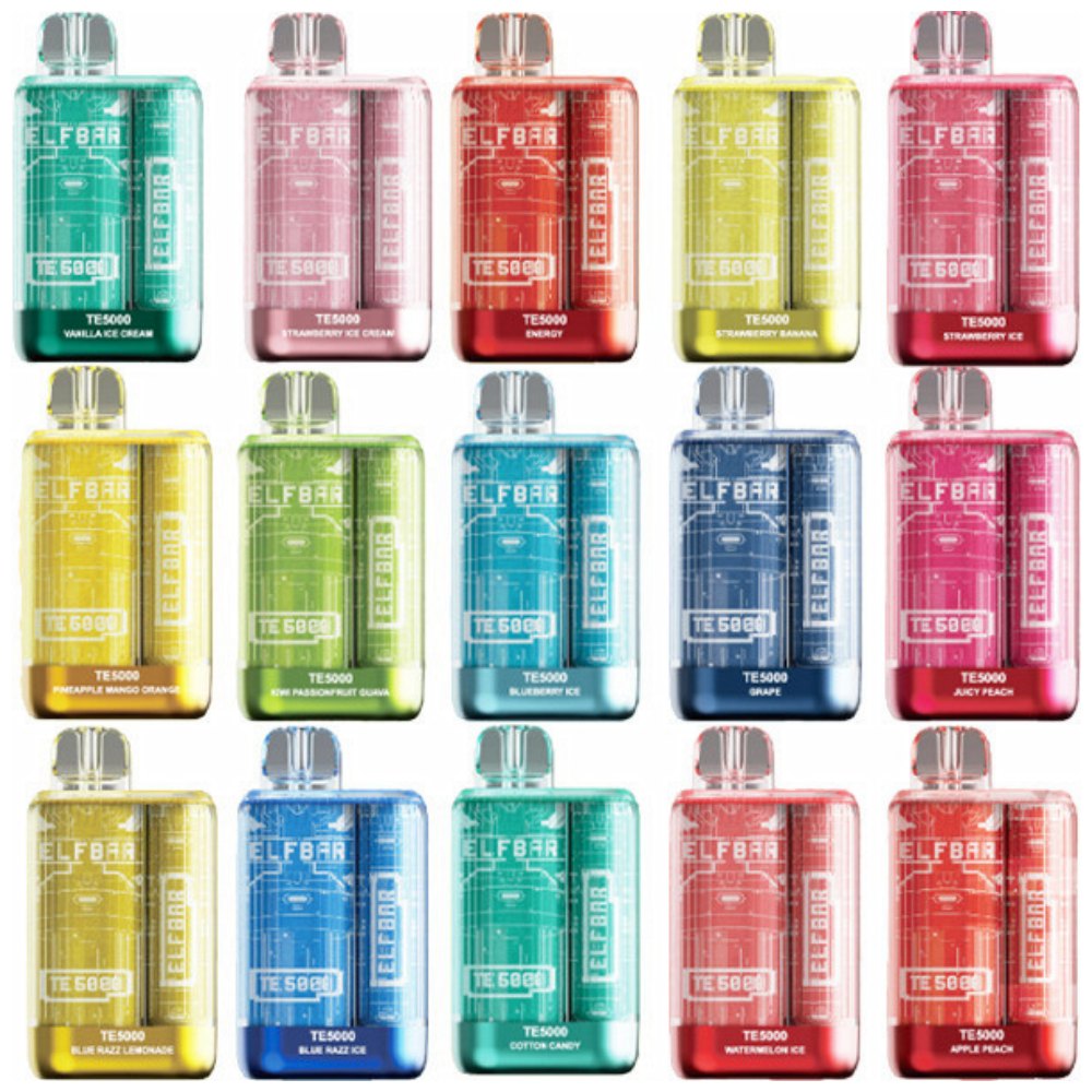 Elf Bar Te5000 E Cigarette List Jpg