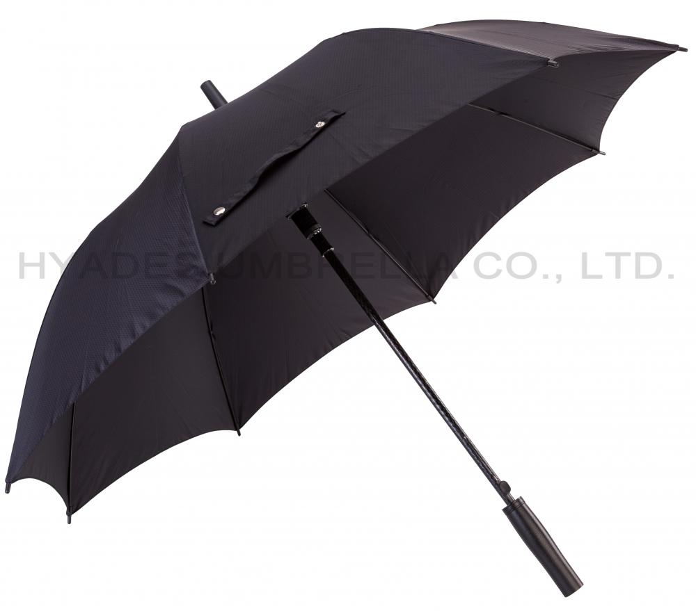 Parapluie droit homme grande taille ouvert