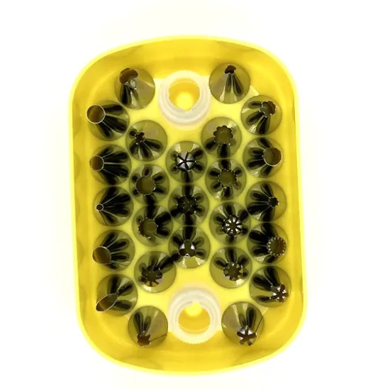 26pcs Cake Decoration Tools Set with Yellow Box