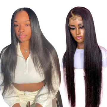 Wig Human Hair Wig 100 Virgin Hair Wig Vendor, HD Swiss Lace Front Wig Human Hair 360 Lace Frontal Wig, Straight Full Lace Wigs