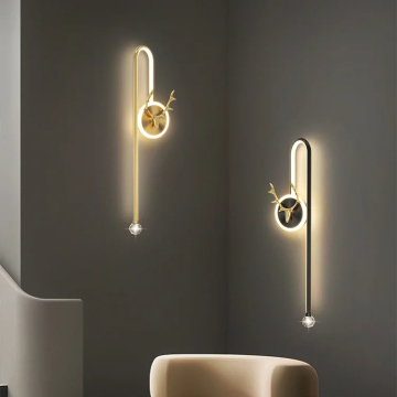 Nordic Simple Full Spectrum Wall Lamp for Bedroom and Living Room