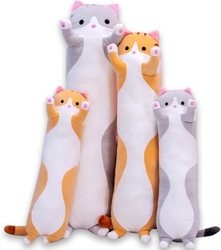 Soft and Huggable Cat Toy: The Perfect Sleep Companion for Kids and Babies