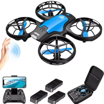 Flytec New V8 Mini Drone: A 4K 1080P HD Camera WiFi FPV Air Pressure Height Maintain Foldable Quadcopter Toy Gift