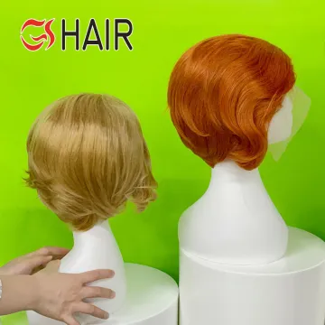 Human Hair Lace Front Pixie Curls Wig - GShair