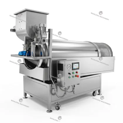 Continuous Drum Seasoning Machine