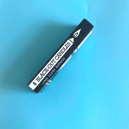 Black-out Box Packing White Household Candles for Malaysia