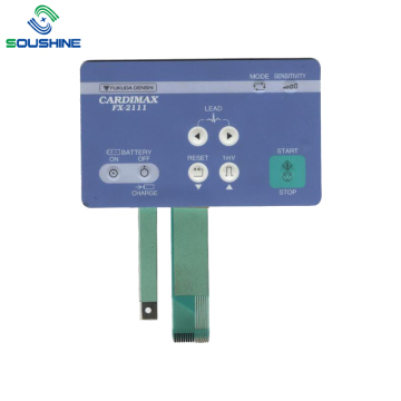 CardiMax FX-2111 electrocardiograph membrane switch