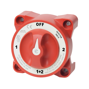 4 Position Battery Switch Selector for RV, Truck, Trailer, Yacht, Marine, Boat, and Car