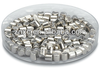 High purity Pt pellet for evaporation 99.99% Pure Pt shot 4N
