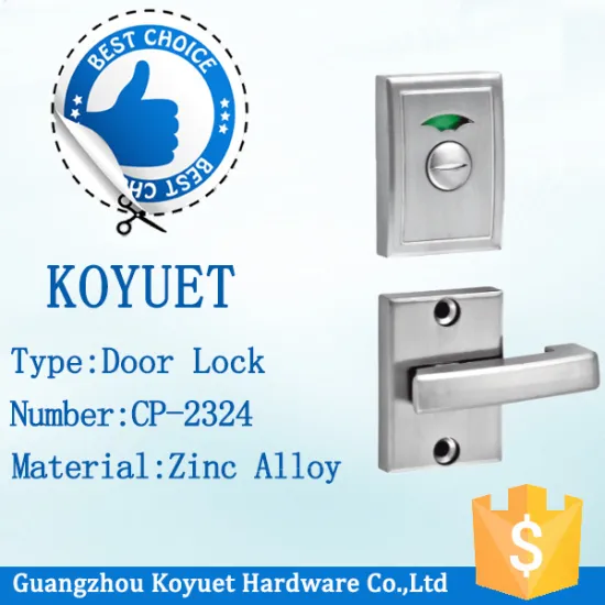 Wholesale Hot Factory Directly Toilet Fitting Zinc Alloy Bathroom Lock