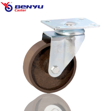 360 Degree Rotating Cast-Iron Wheel Caster