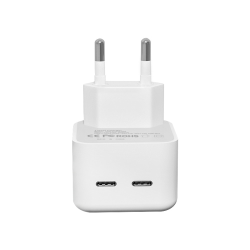 Dubbele poorten 35W USB-C PD Power Adapter