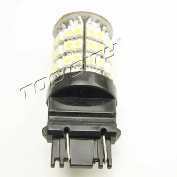 Double Color Amber and White led lamp bulb T25 3157 2 W led bulb led signal light