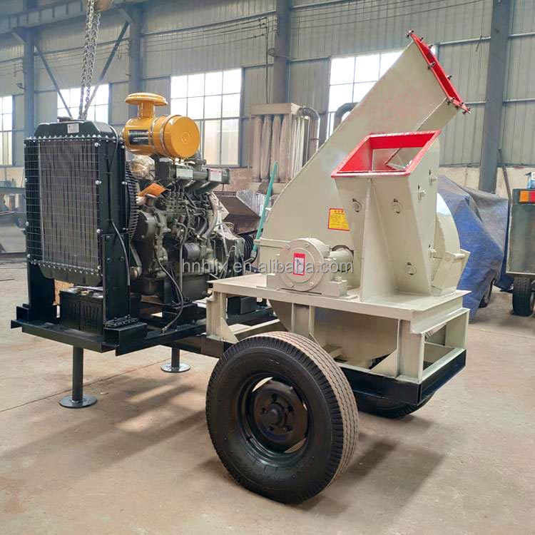 Wood Chipper Machine for Industrial Diesel Engines in Manufacturing Plants