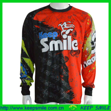 Custom Made and Sublimated Long Sleeve Motorcycle Jersey