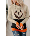 Womens Casual Hooded Sweatshirt Loose Drawstring Pullover