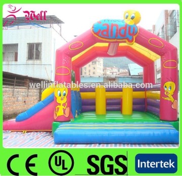 cheap candy castle inflatable / castle bed kids / inflatable bounce castle