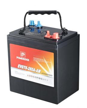 6V 280Ah Siklus Depi Timbal Mobilitas Asam Baterai