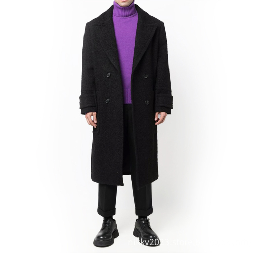 England Gentleman Custom Men's Winter Coats men's coats wool formal long coat for men