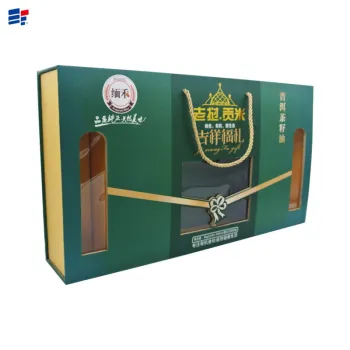 Green book shape tea box
