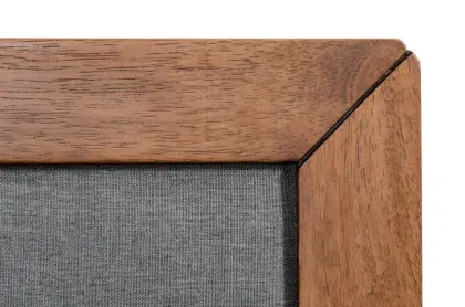 Nova Mid-Century Walnut Bed