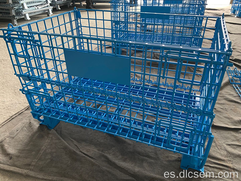 Mesh Container Cage segura para almacén