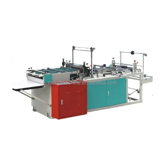 High Efficiency PVC & PE Arc Shaped Sealing Bag Making Machine - HXDJ-500*2