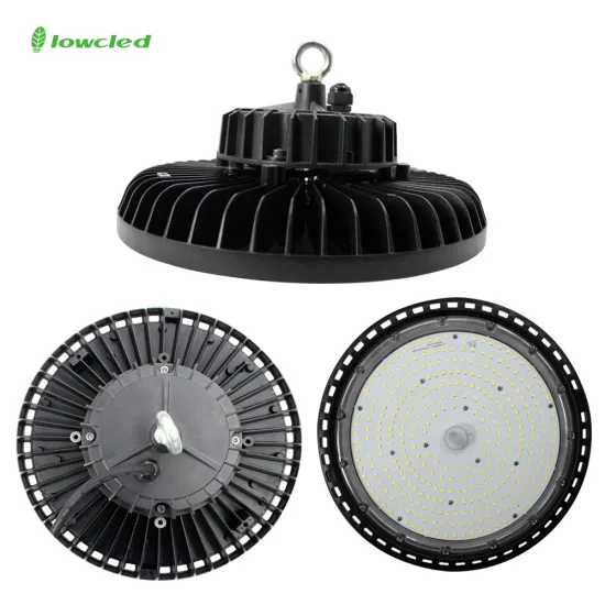 High Bay LED Lighting Solutions: 200W, 300W, 150W, and 100W Warehouse and Gymnasium Lights with IP65 Rating and Ufo Heatsink Design