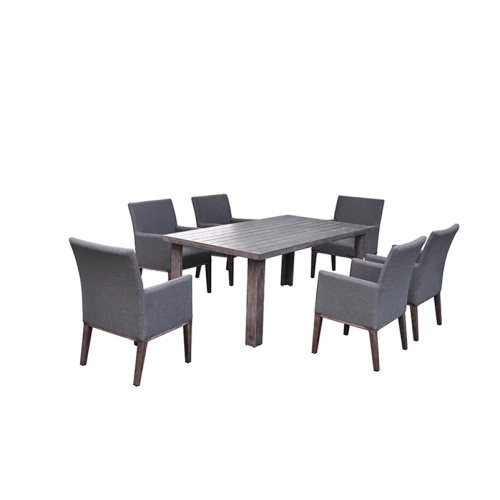 Aluminium Frame Outdoor Dining Sling Set