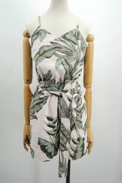 Sexy Women Grass Print jumpsuit