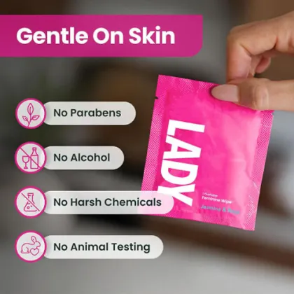 Feminine Wipes for Daily Personal pH Balance Care