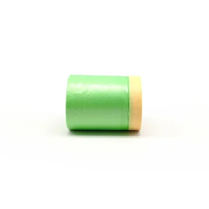 Portable car paint automotive masking film with tape