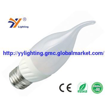 3W C30L LED Candle Bulb with Lacte Cover