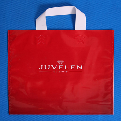Custom Loop Handle Plastic Shopping Bag