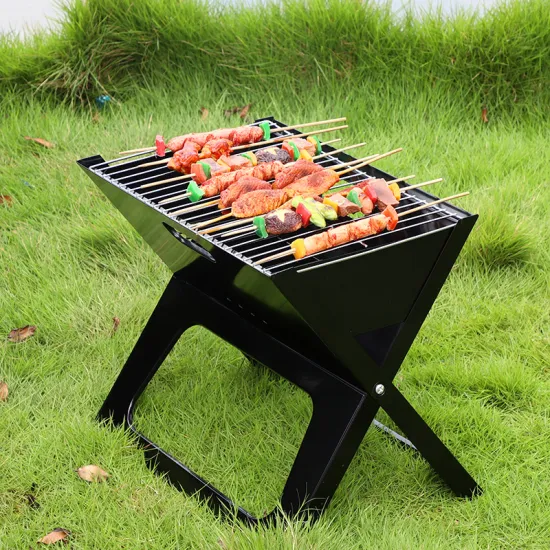 Outdoor portable grill X folding grill BBQ for Camping  charcoal BBQ bbq gas grill