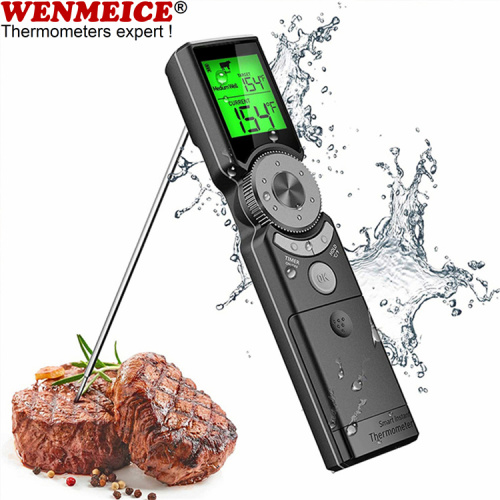 Digital vikbar Instant Read Meat Thermometer Vattentät