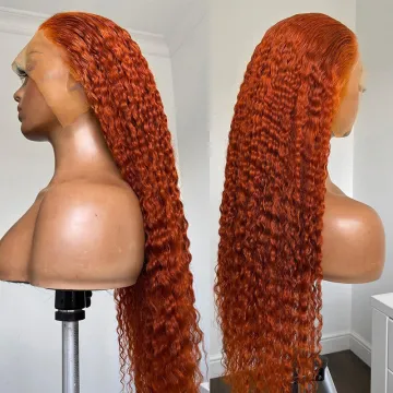 wholesale water Wave Wig HD Transparent Lace Frontal Wig 13x6 Lace Front Human Hair Wigs For Women Free Shipping