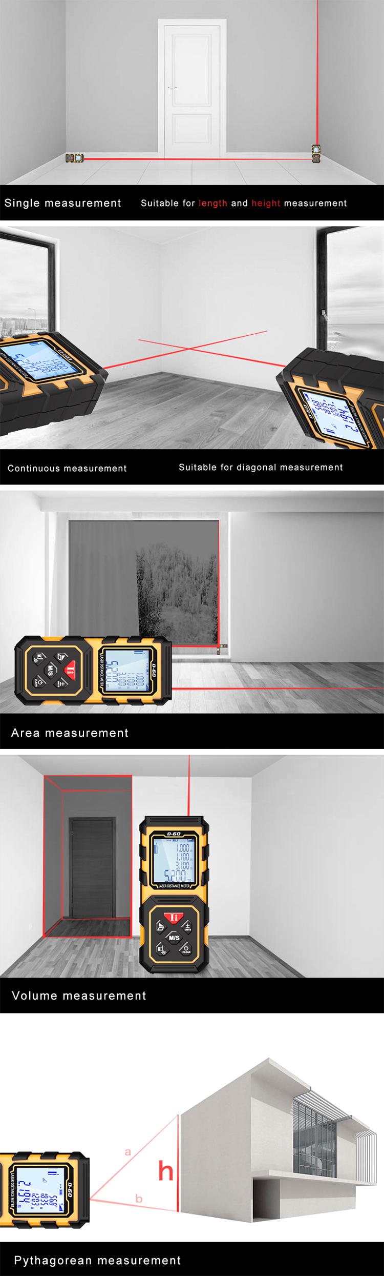 Multifunctional Laser Meter 6